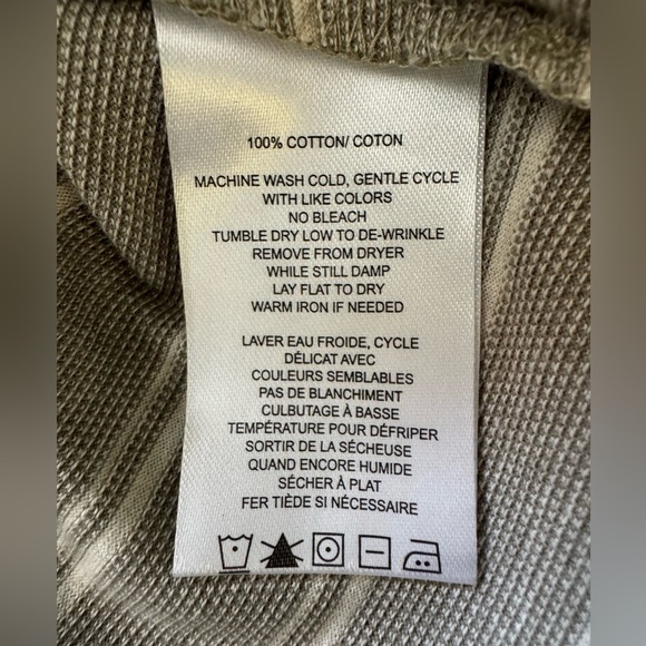 Robert Barakett Men's Myer open collar olive/tan Polo Shirt. Size Medium. NWT - Picture 9 of 10